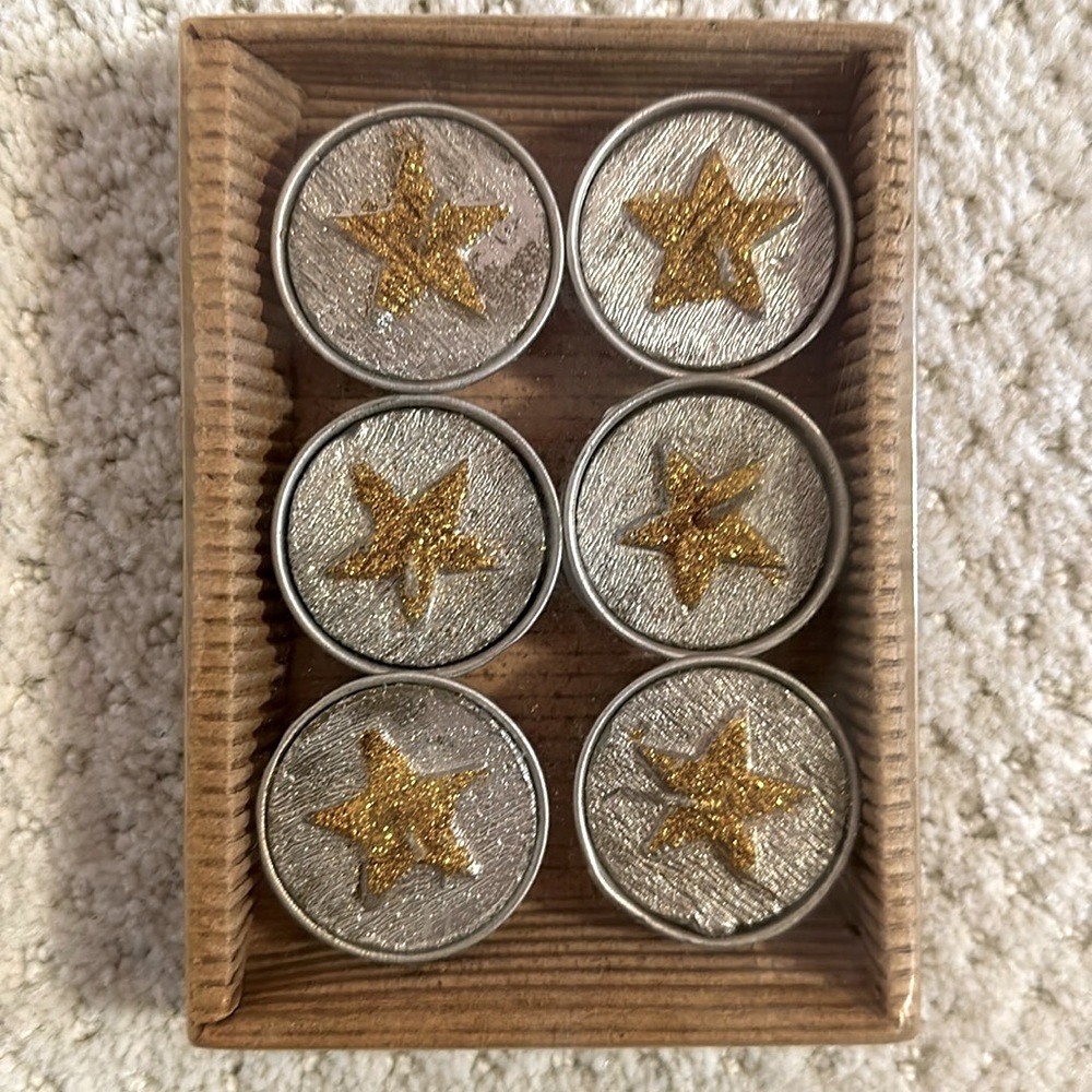 Silver and Gold Tea Candles